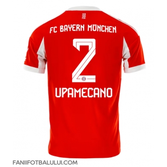 Bayern Munich Dayot Upamecano #2 Tricou Fotbal Replică 2025-26 Barbati Acasa